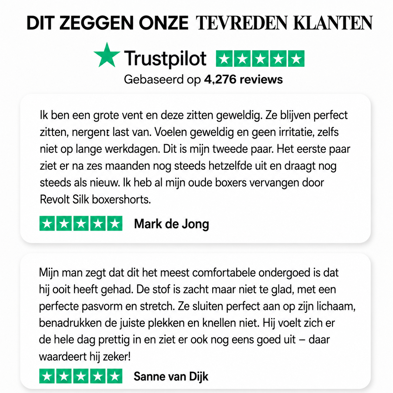 Revolt zijden boxershorts | Eersteklas Comfort, Duurzaam Geproduceerd